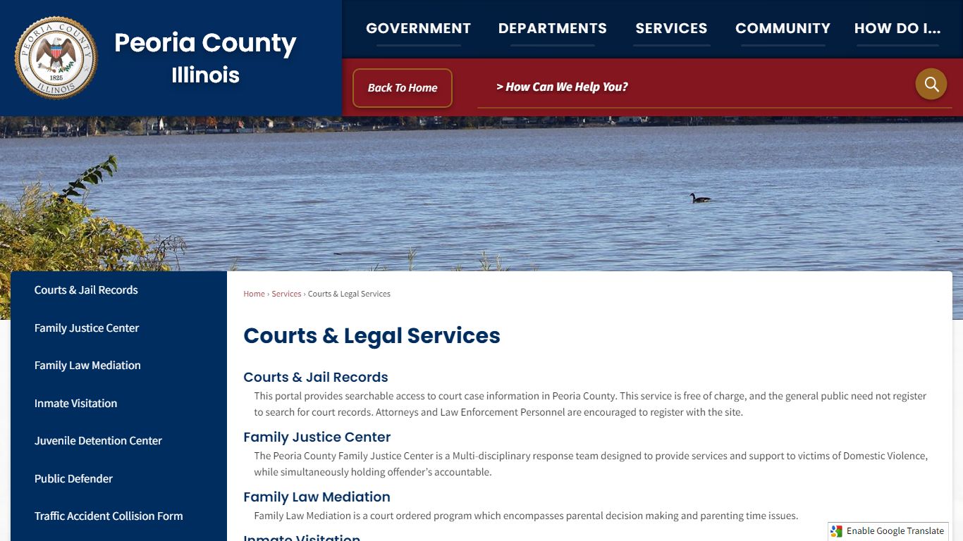 Courts & Legal Services | Peoria County, IL